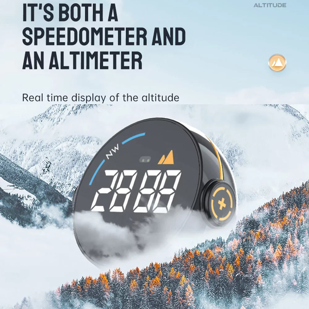 Clear Meter Digital Setup Altitude ammoon & Display, Display Speedometer Head Easy GPS Speed H600G Car