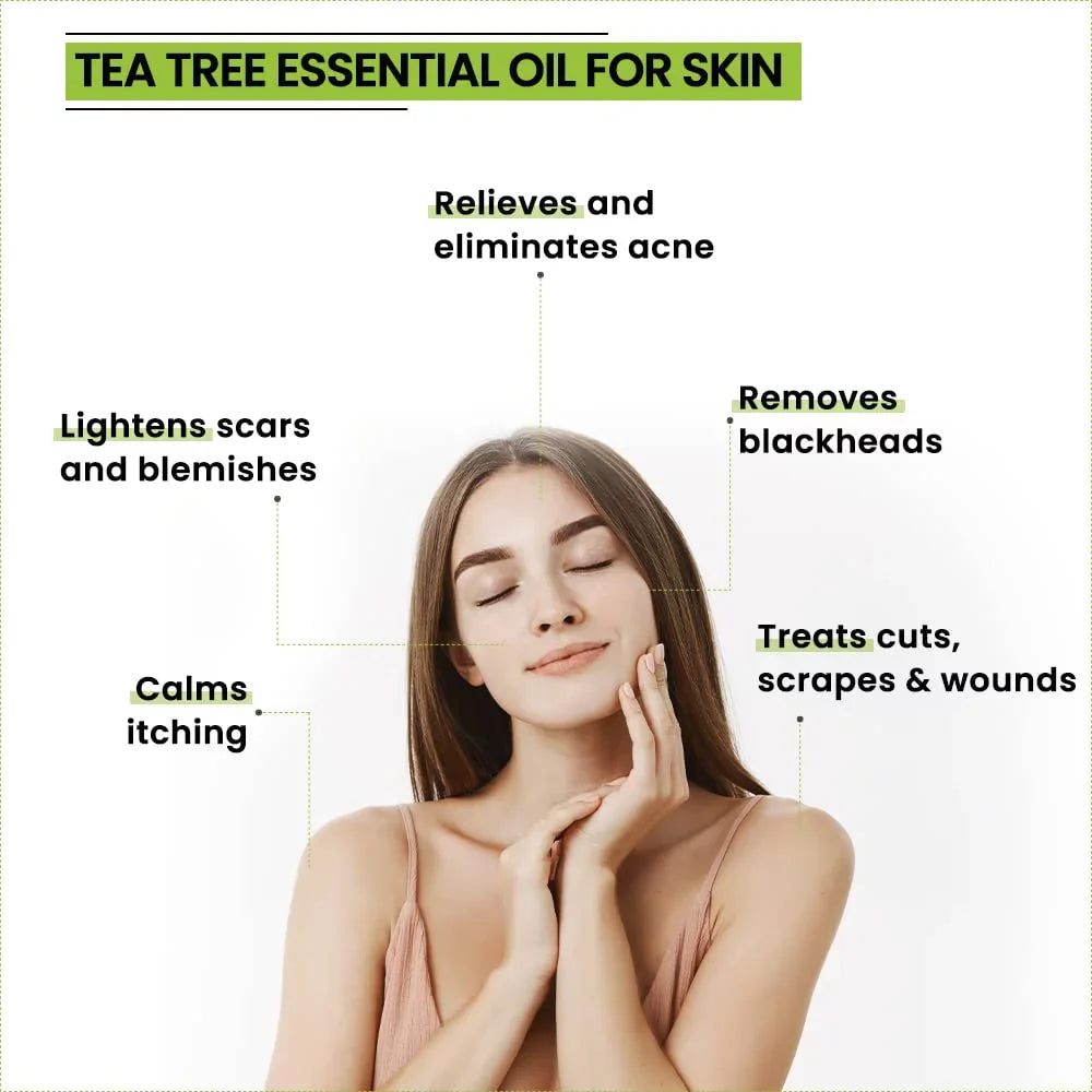 Skin Pure 100% Care Tea Stress, Oil Aromatherapy, Tea Tree Tree Oil Face | and - Dandruff, Oil for Rey Tree Tea for and Naturals Acne, Essential Hair,