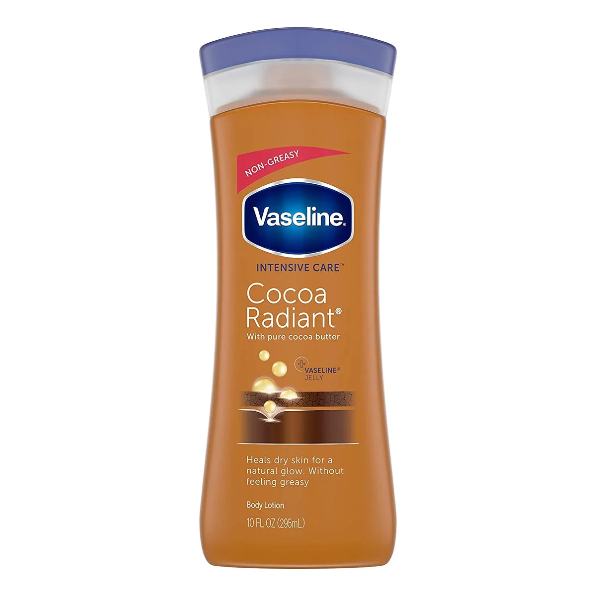 oz, Cocoa Lotion, 10 Care 6 Pack Radiant Butter Intensive Vaseline Body