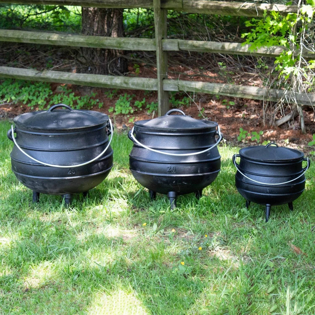 Gallon Inch, 16 Campfire And Oven 3 With Cooking Kettle Legs Iron Cast 9 je - Lid, Dutch