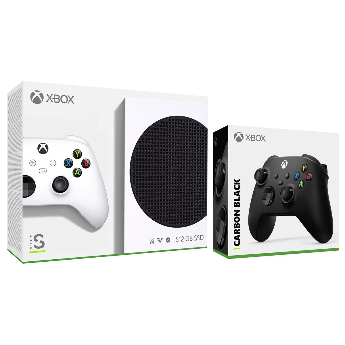All-Digital Console Controller Carbon Extra Xbox with 512GB Microsoft - Series S