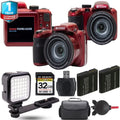 Battery AZ425 PIXPRO Digital Kodak + (Red) +1 Warranty Camera LED Extra + Yr