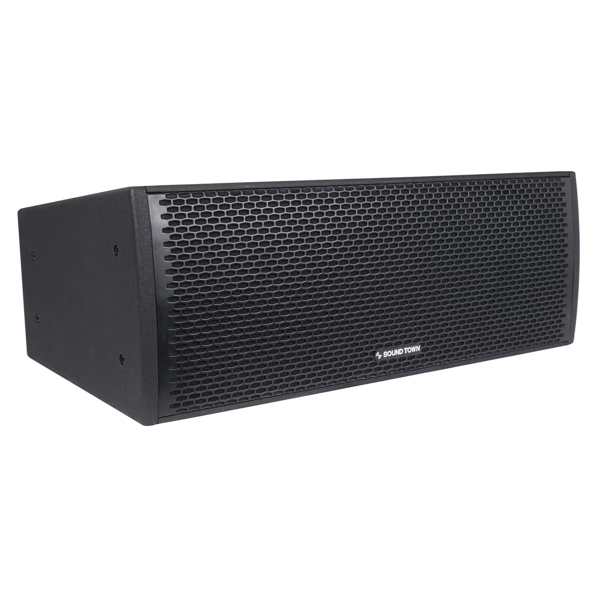 Dual System Line Town x Drivers, 8” 3” Range/Bi-amp Passive Full 4 Switchable, Titanium All-Weather (ZETHUS-IP208X4) Sound Array with Compression Water-Resistant