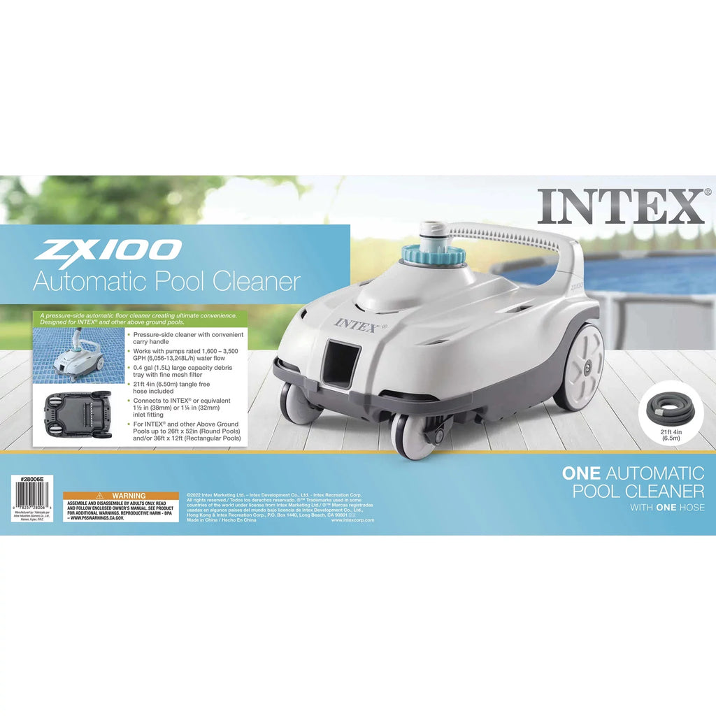 Clear Cleaner System ZX100 Krystal with Intex Pool Saltwater