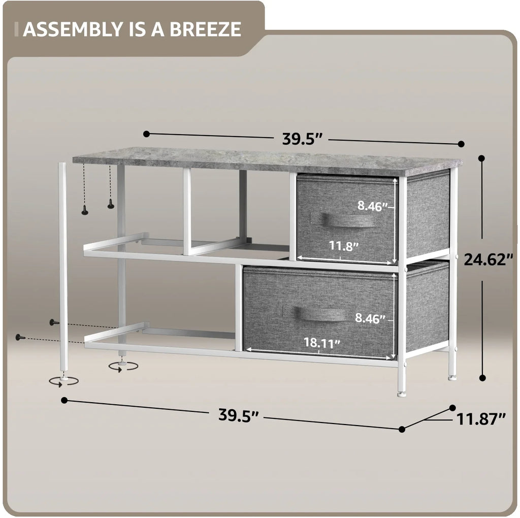 Storage - Dresser Cube Grey