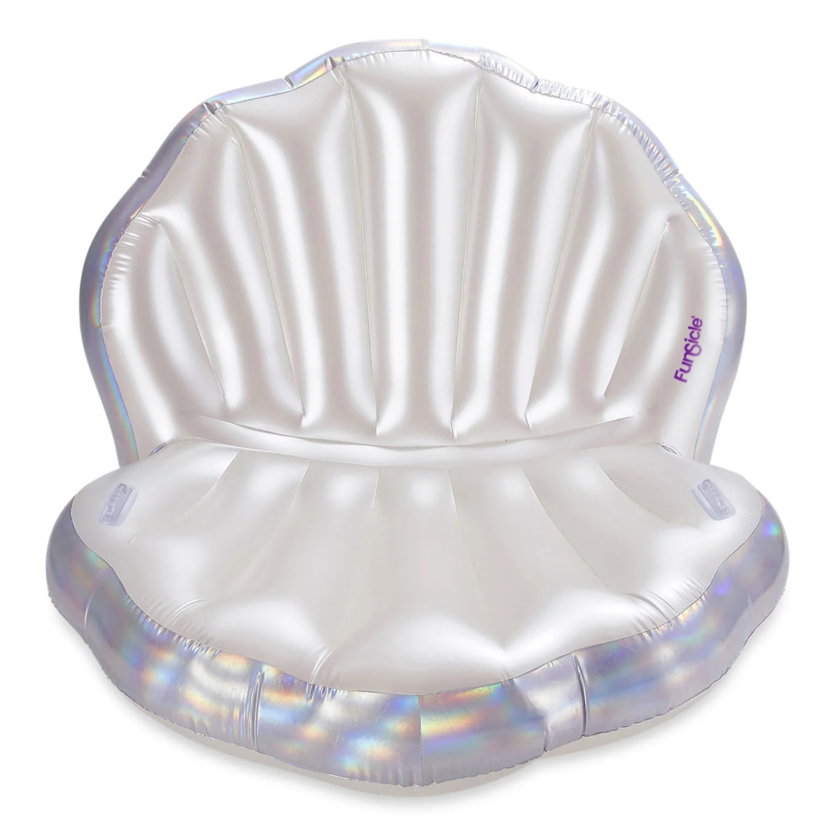 Water & & Pool Pearl Toy, Capacity - 58.5x55x40", Pearlized Water Lounge Funsicle: Float, 220 Inflatable lb Design, Holographic Princess