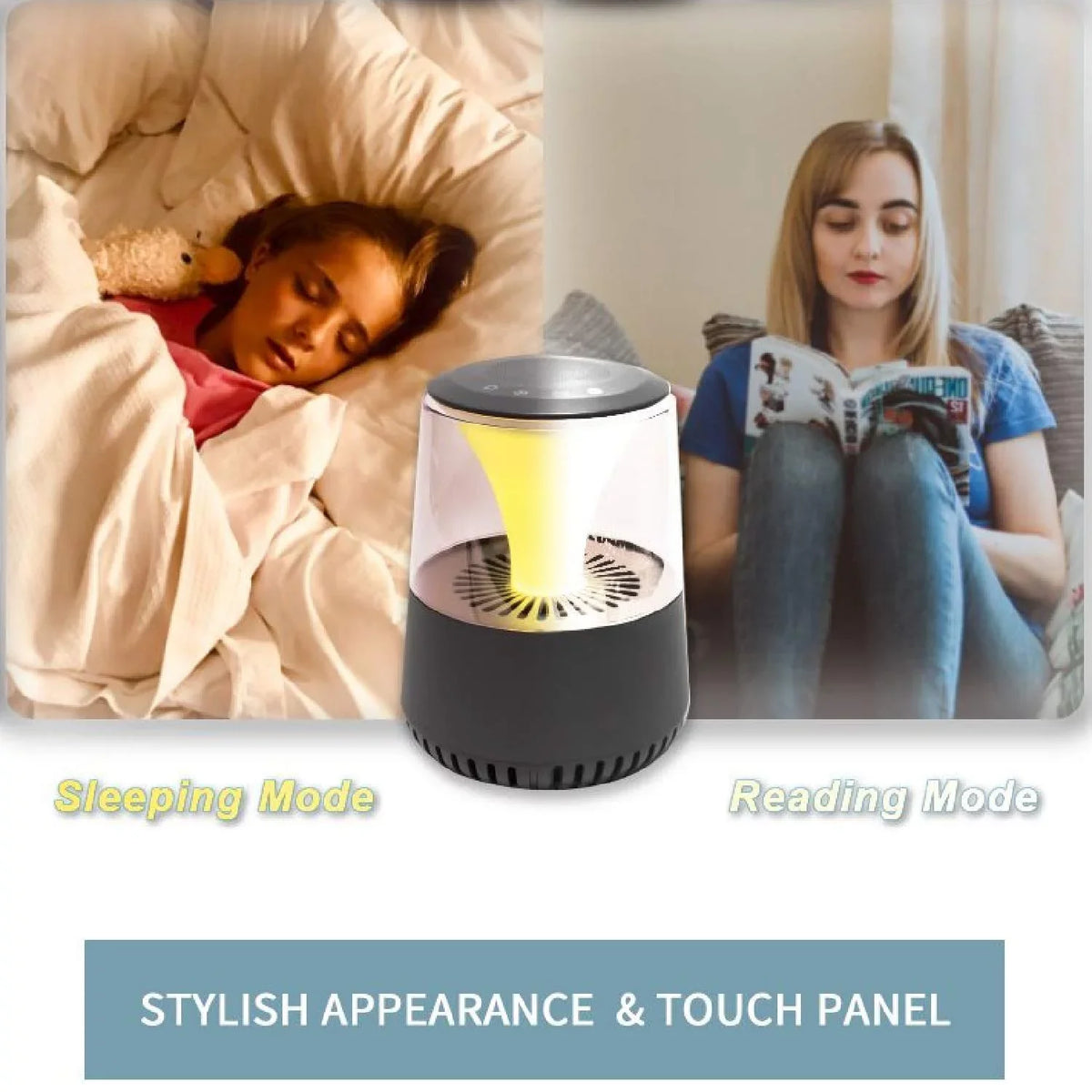 Settings Purifier AR-04 WBM with Quiet Fan Operation, Filter Smart Air 3 HEPA Smart