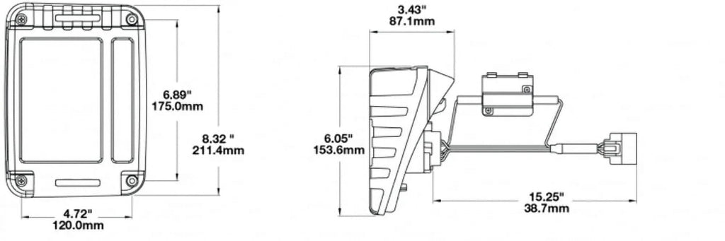 (JEEP JW Pair Kit, Tail Speaker Light J DOT) 279