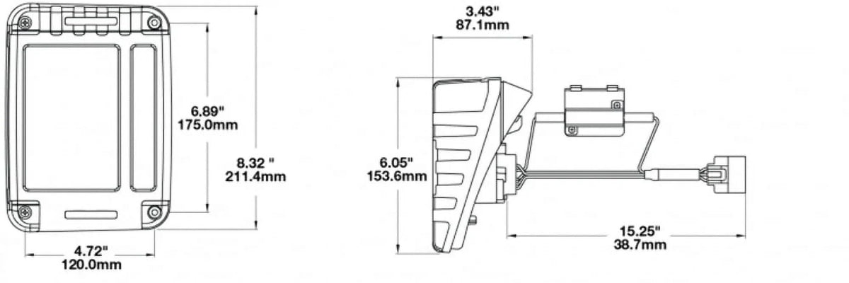 (JEEP JW Pair Kit, Tail Speaker Light J DOT) 279