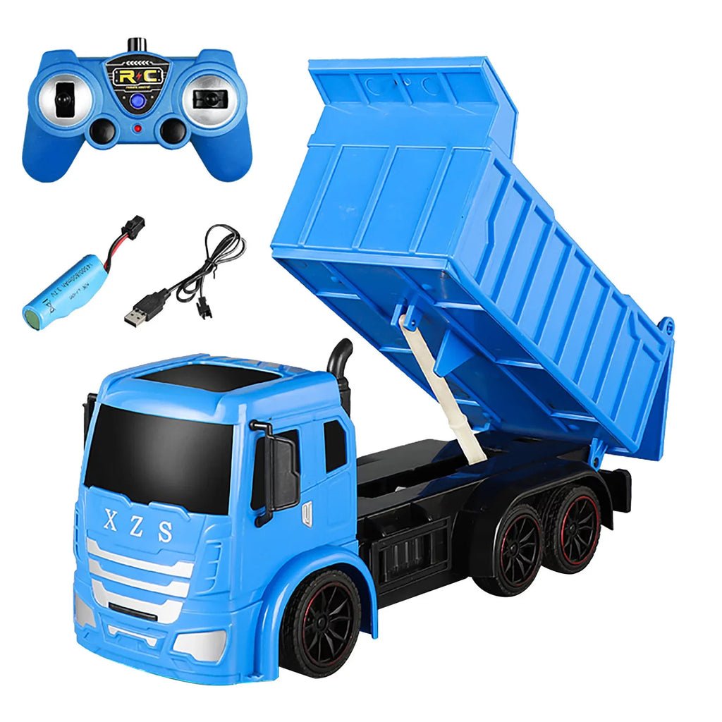 YHAIOGS RC Boys 1/24 Truck Trucks Dump Vehicles 2.4G Remote Control RC Construction