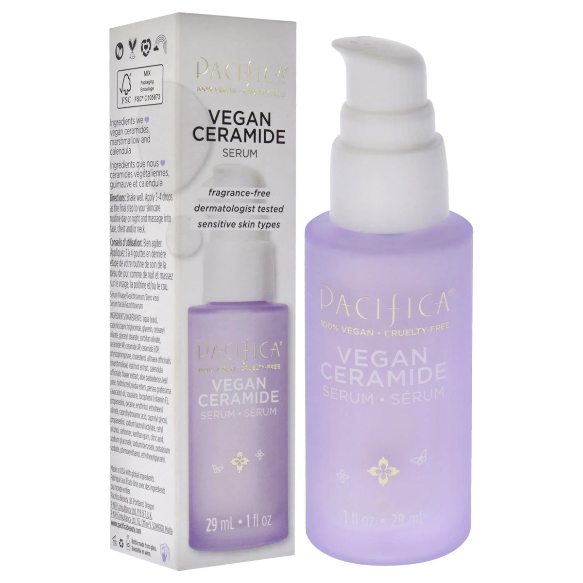 '- oz Serum Ceramide Pacifica by Women Vegan Serum 1 for
