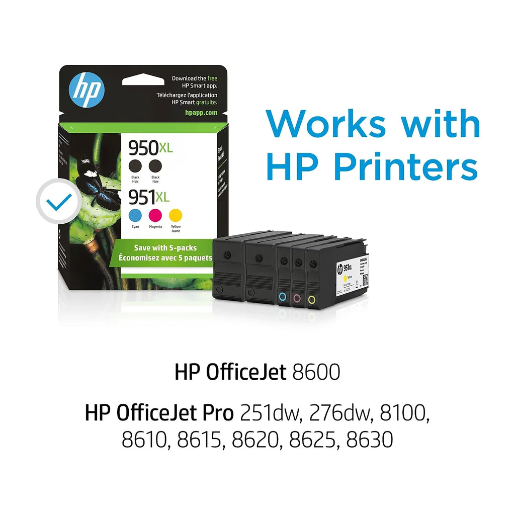 Yellow HP 1148583 Cyan Magenta 951XL/950XL