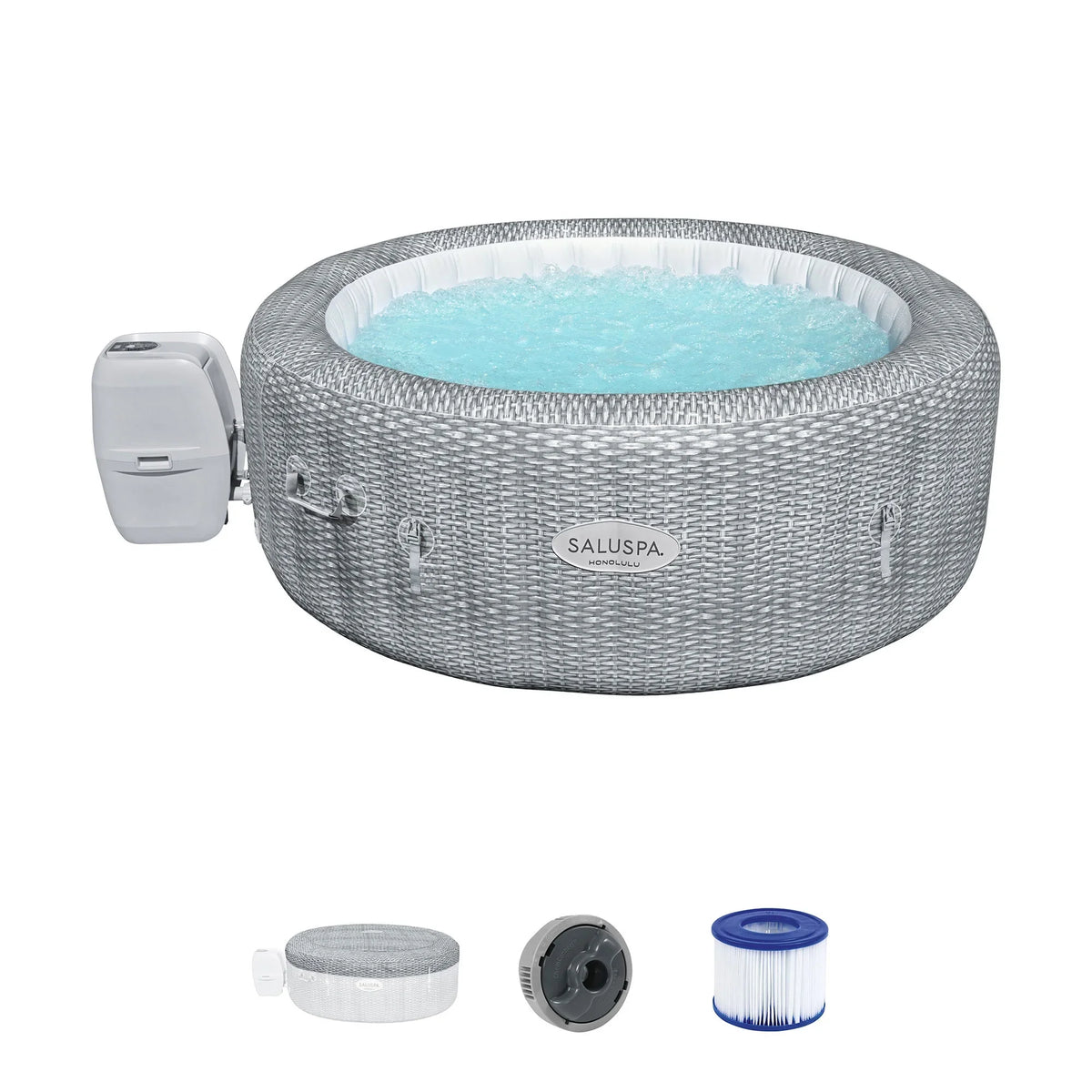 with AirJet Spa Seat 2-Pack Hot Coleman Tub Honolulu SaluSpa Bestway