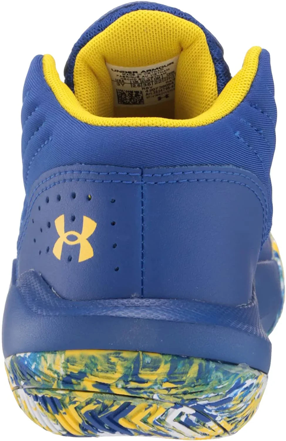 Unisex-Child Years 12 21 Kid Armour 4-8 Under Little Royal Little Shoe Jet 400/White Basketball Kid Pre-School