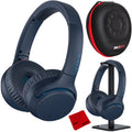 Bundle Deco EXTRA Blue Sony Gear - WH-XB700 Headphones Wireless with BASS Audio