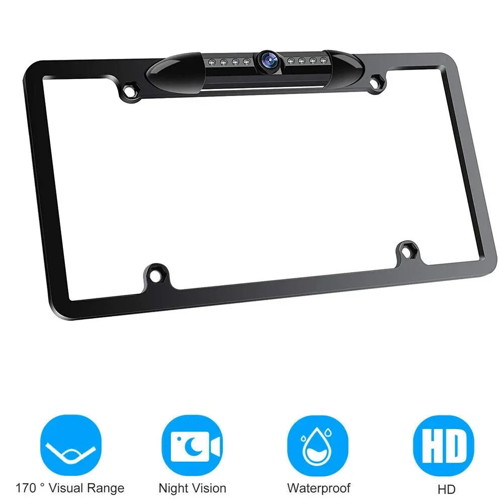 '- Cam Wired Cars Angle for - Waterproof View KingFurt Night American Universal IP68 Backup - Vision Viewing Camera Rear 170°