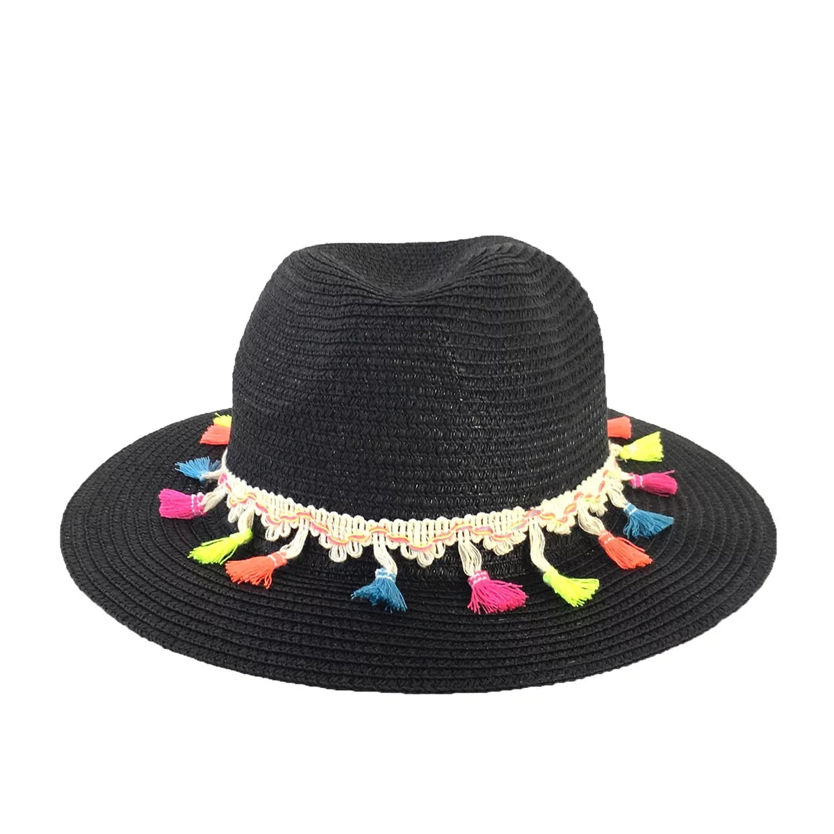 Hat, Tassel Culture Fashion Festive Straw Panama