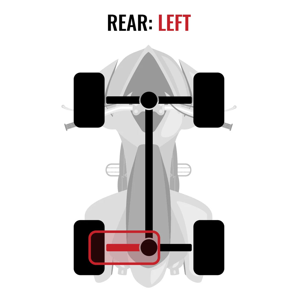 Axle compatible with XT EPS Left 4x4 Rear YFM700 2014-2015 Grizzly Yamaha Auto SE FI Sixity