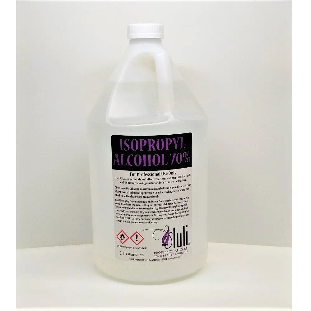 Alcohol Gallon, High Fluid Grade, Ounces, USP Rubbing 70% Alcohol (Case of Gallon) Luli 128 1 4 Isopropyl Purity -1