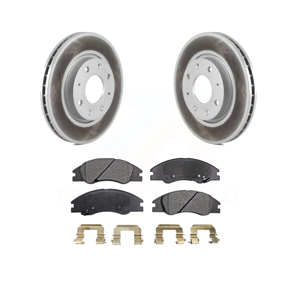 For Front Kia KGF-100322 Kit Spectra Coated Transit Pads Brake Spectra5 Disc And Semi-Metallic - Rotors Auto