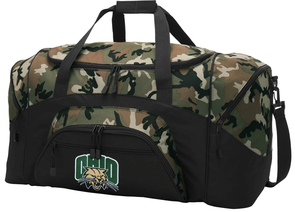 Ohio Bobcats GYM University Ohio Duffel CAMO Bag University BAG