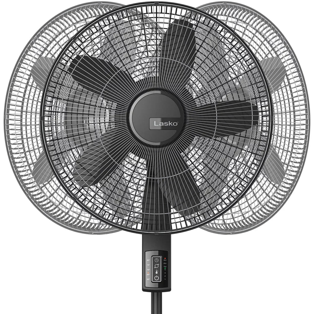 and Pedestal Thermostat, Remote Fan Adjustable Lasko Quiet Elite Blade Collection Control with