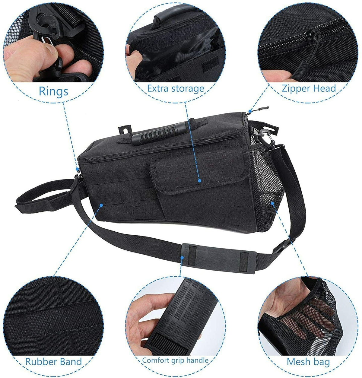 Trunk Side Pockets Rear Storage Teledu Bag Organizer