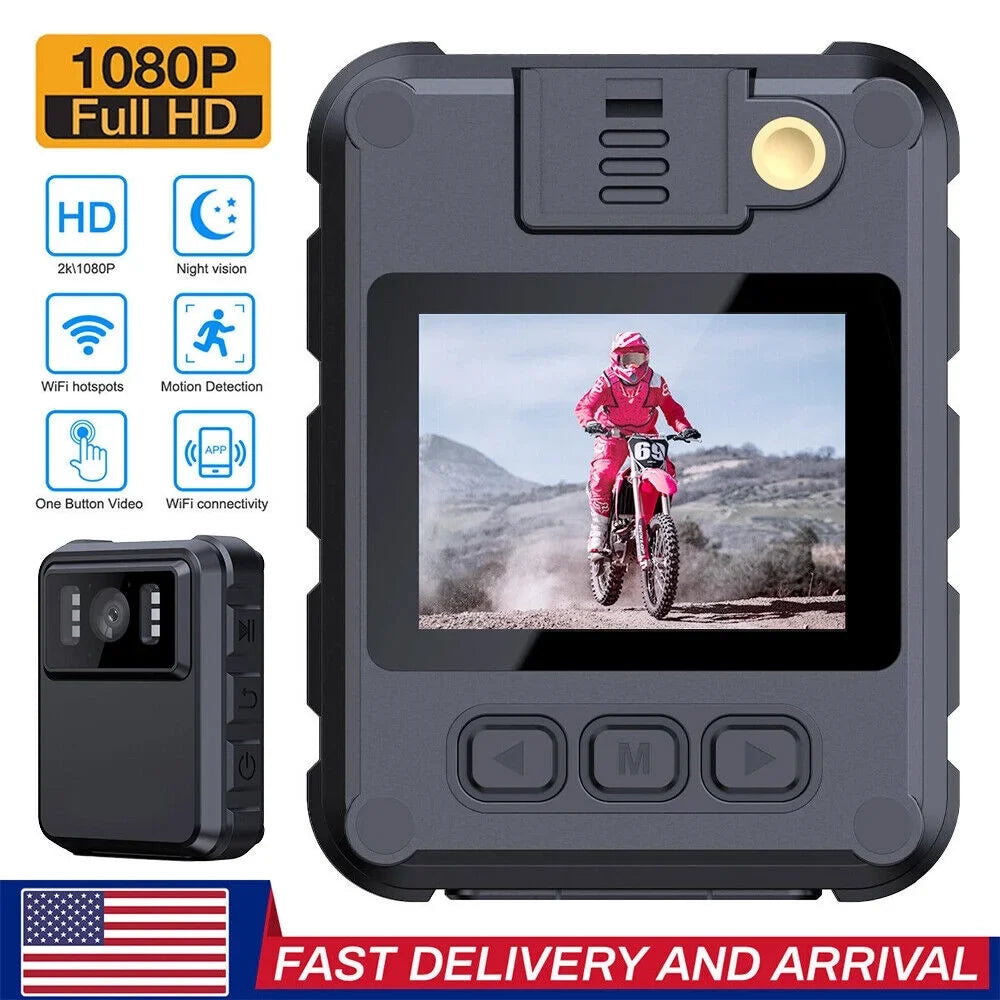Camcorder 1080P IP67 2" HD Screen WiFi LCD Cam Helmet 300W Record 128G Loop Full Action Colour Support Memory Waterproof Jahy2Tech