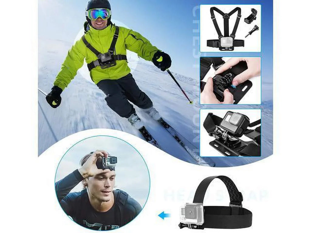 EK5000 4K Accessories Action WiFi 8 5/Session SJ4000 Fusion 4/3+/3/2/1 EK7000 Camera SJ5000 9 7 for AKASO GoPro Kit 5/Hero 6 Hero Max