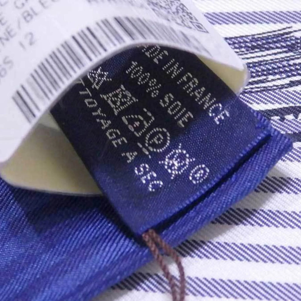Carre white navy silk ladies Hermes de (Good) HERMES x BRIDES 90 Pre-Owned scarf GALA