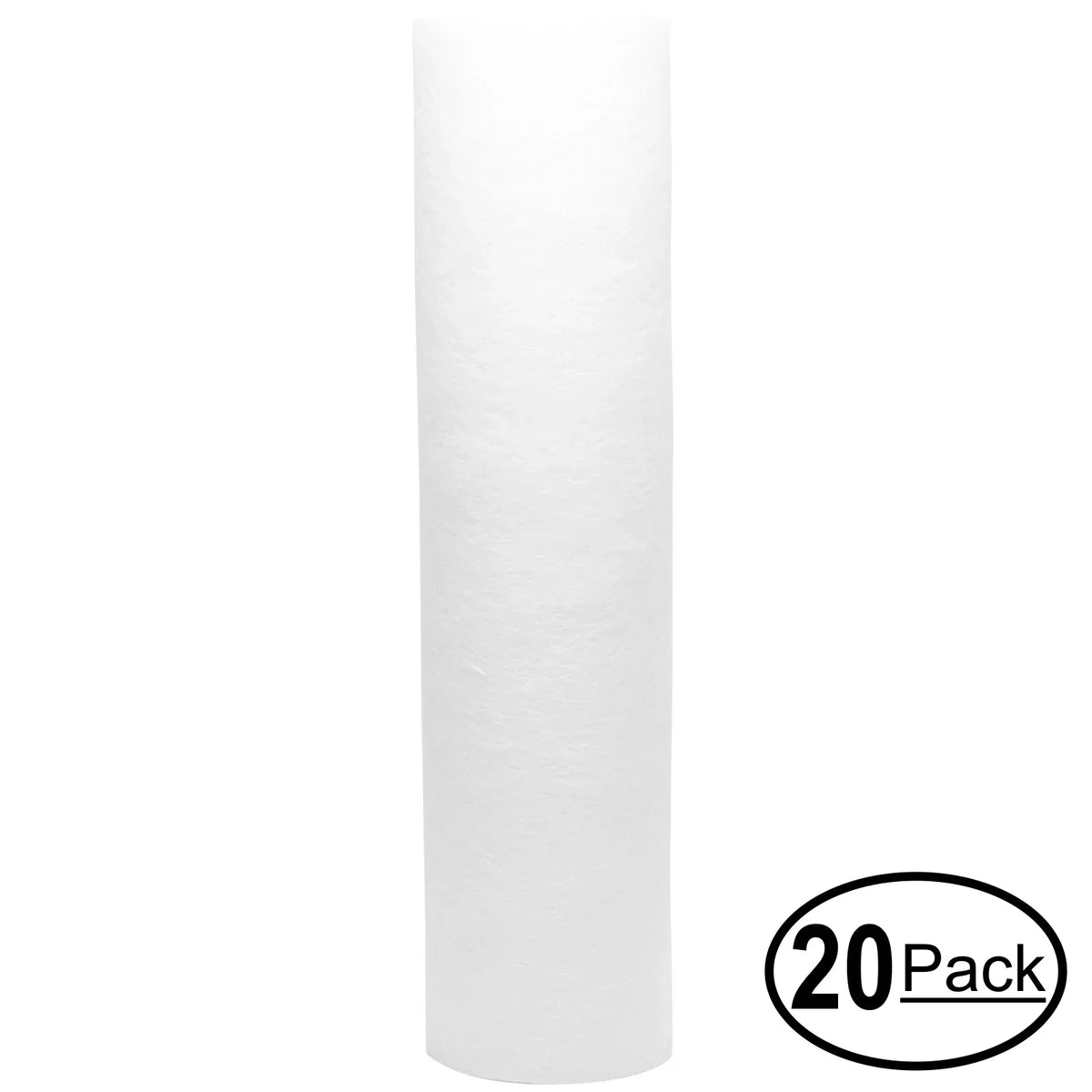'- Cartridge 10-inch Filter 20-Pack for for Exterior Culligan 5-Micron Brand Sediment Water Polypropylene Denali Filter RVF-10 Culligan RVF-10 Replacement Pure - Universal