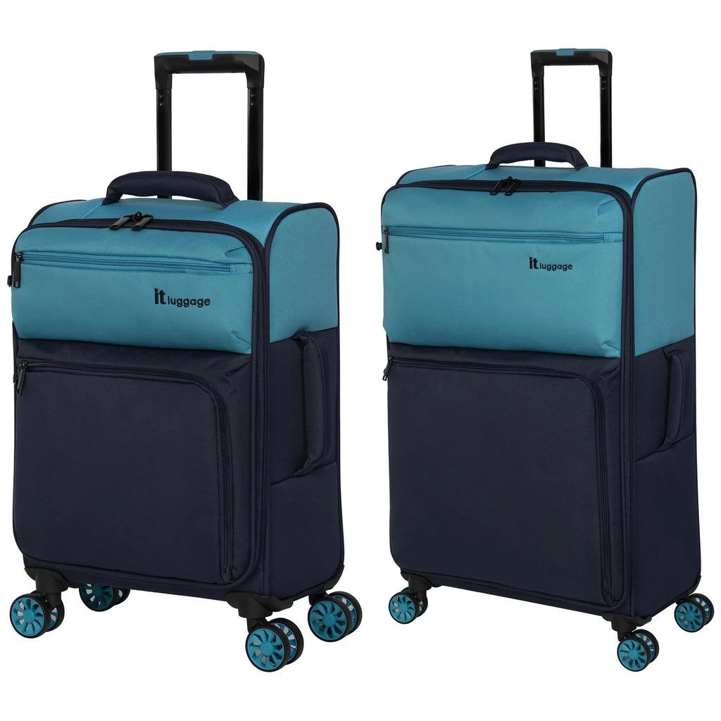 it (22"/31") Set Softside Piece Luggage Carry-On Duo-Tone 2 Checked and luggage