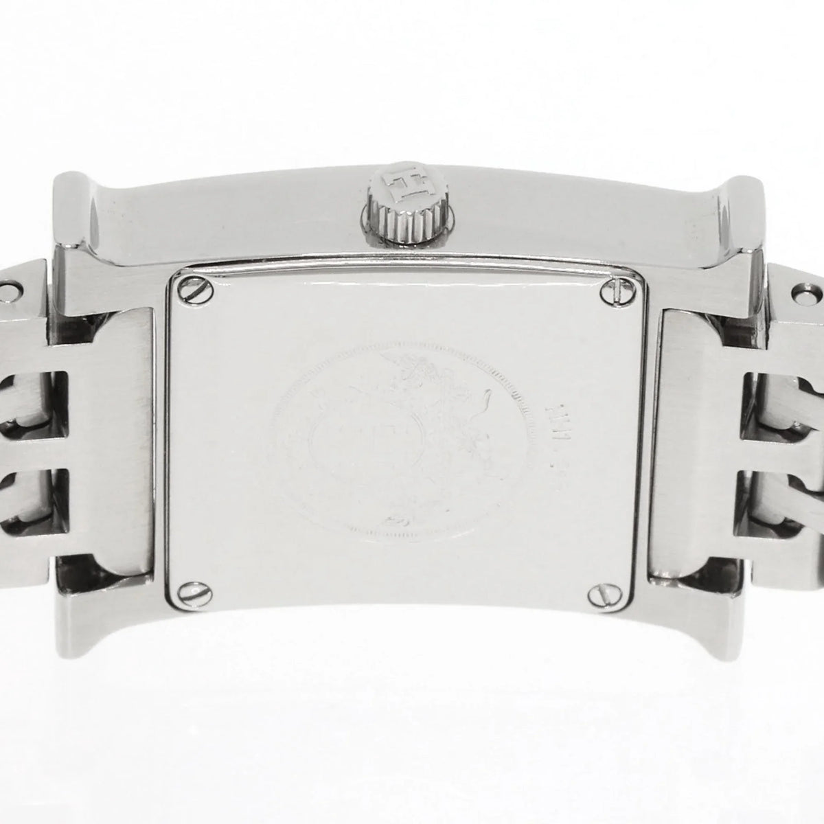 Ladies Wristwatch HH1.210 Steel/SS Pre-Owned Stainless Watch (Good) Hermes H HERMES