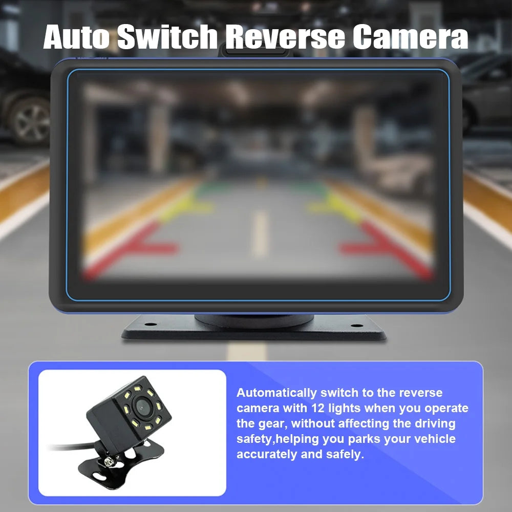 Auto Dual 5.0 Android Player Portable Portable 12 5.0 Compatible Car MP5 BT USB Car Nebublu Car Stereo Compatible Stereo,Receiver Pinnaco 7'' 720P Camera 720P Compatible Audio Car Dual Car USB