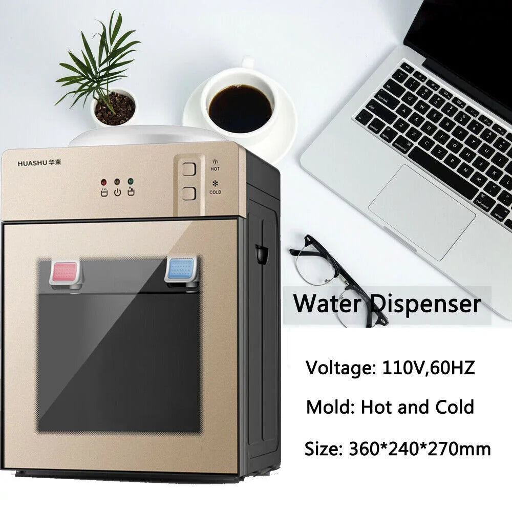 Top Steel Loading Electric Cold Office for Stainless Home 5 Water Gallon DENEST Dispenser Hot