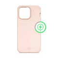 '- FOR RECYCLED LIGHT CASE PRO 14 IPHONE PINK SILK MATERIALS - SPECTRUM-R MAGSAFE 100% (6.1") - COMPATIBLE - ITSKINS SERIES