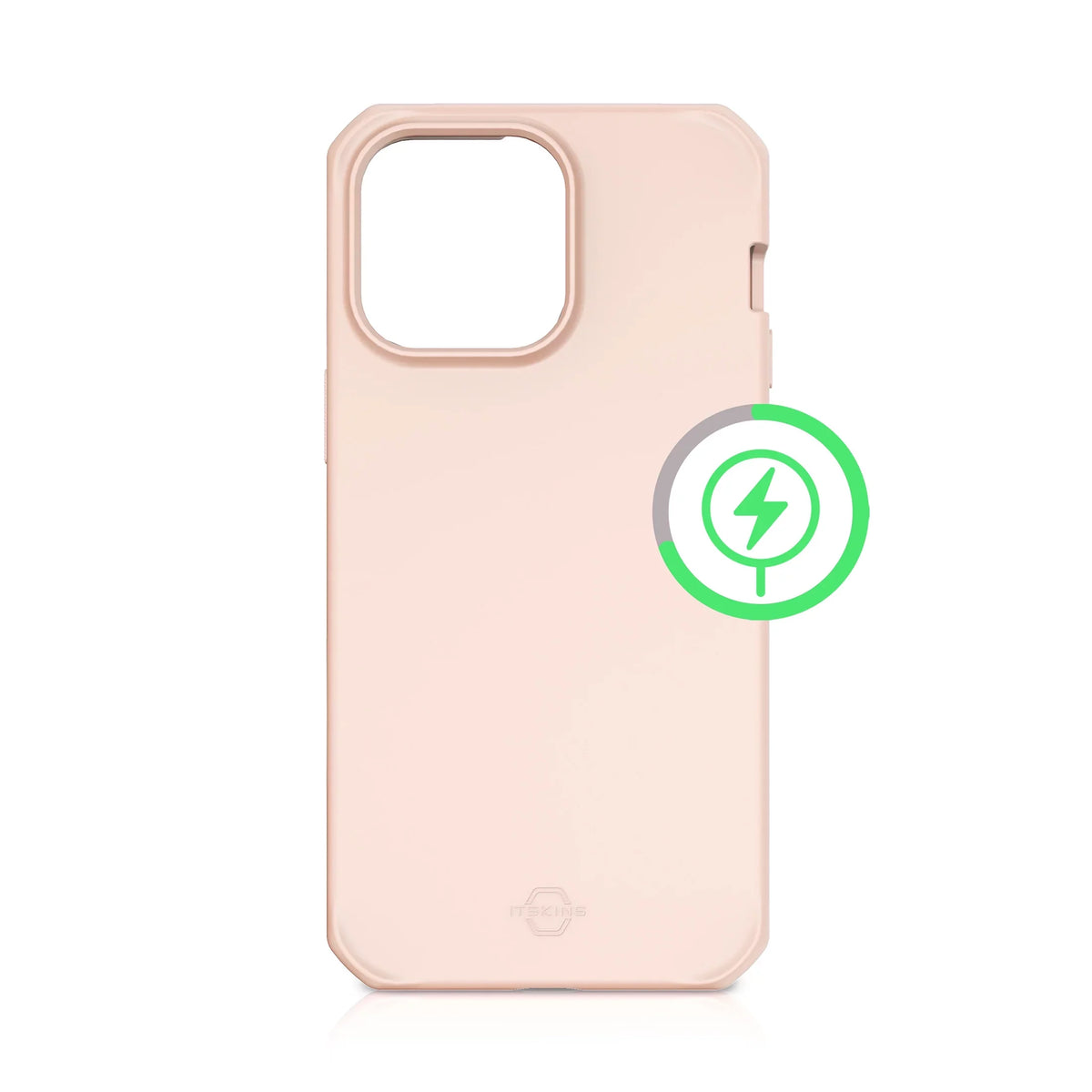 '- FOR RECYCLED LIGHT CASE PRO 14 IPHONE PINK SILK MATERIALS - SPECTRUM-R MAGSAFE 100% (6.1") - COMPATIBLE - ITSKINS SERIES