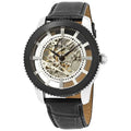 and Watch Men's Leather Steel 23637 Invicta Stainless Automatic 'Vintage'
