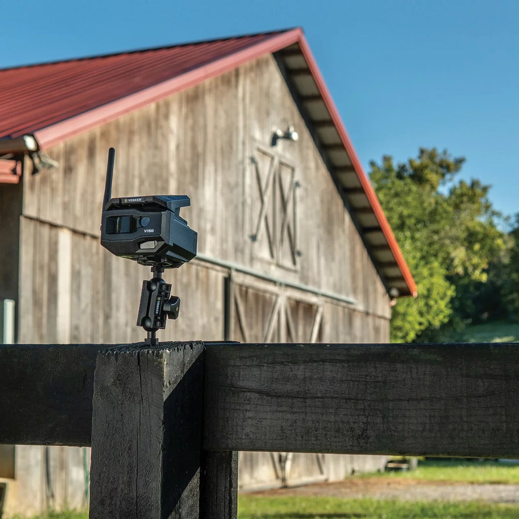 V150 Cellular Network) Solar-Powered 1202 Outdoor Security Camera VOSKER LTE Nation Wide (US
