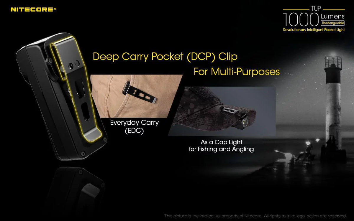 with Tactical - Nitecore TUP Light LED Lumens Pocket NL2140 Value Intelligent 1200 Battery 21700 Nitecore Flashlight Rechargeable Bundle: NEW and P12 1x 4000mAh