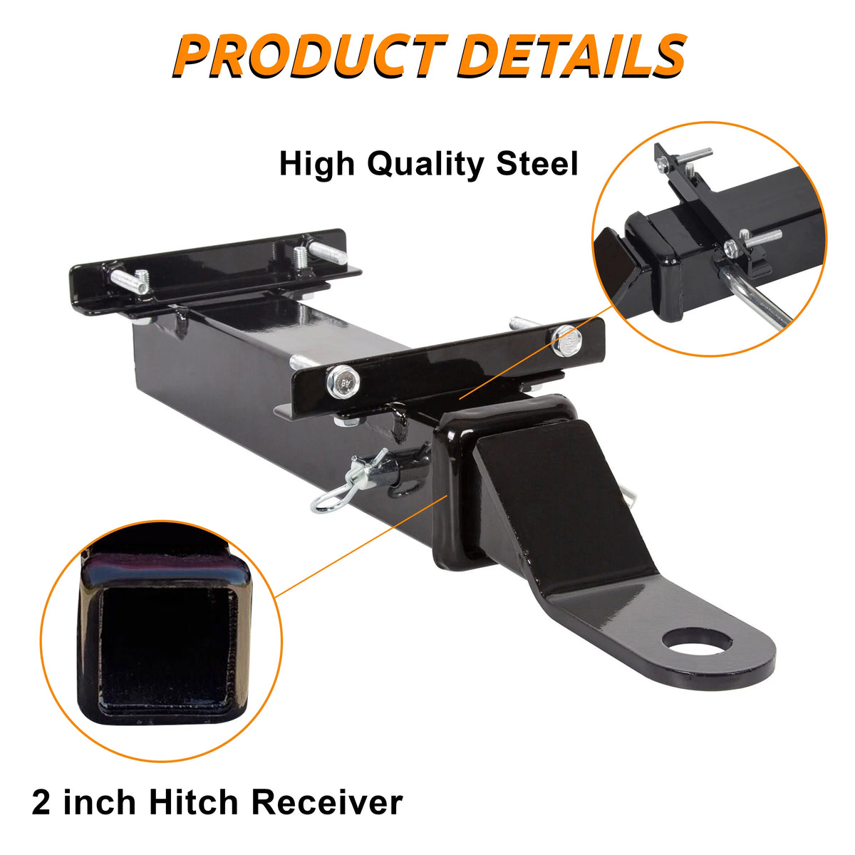 Rear Cart 2" Hitch Trailer Hitch Rear Yamaha Receiver Receiver Receiver Club EZGO Seat Kit Golf Universal Hitch Trailer Car
