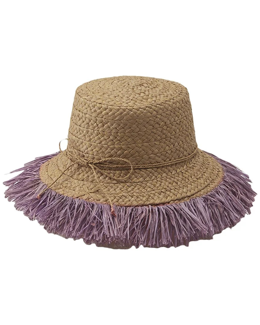 Sella Kaminski Hat, Straw Helen Brown