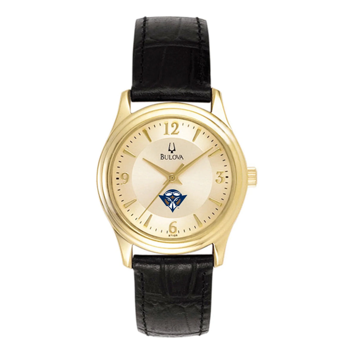 Stainless Women's Watch Steel Gold/ with Leather Band Bulova Skyhawks Tennessee-Martin