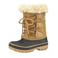 Soft Winter Snow Ankle Kids Shoes TAN Warm Boys Boots Kid Girls Dream Toddler Size Fur-Lined Boots Pairs Little Faux 1 FORESTER