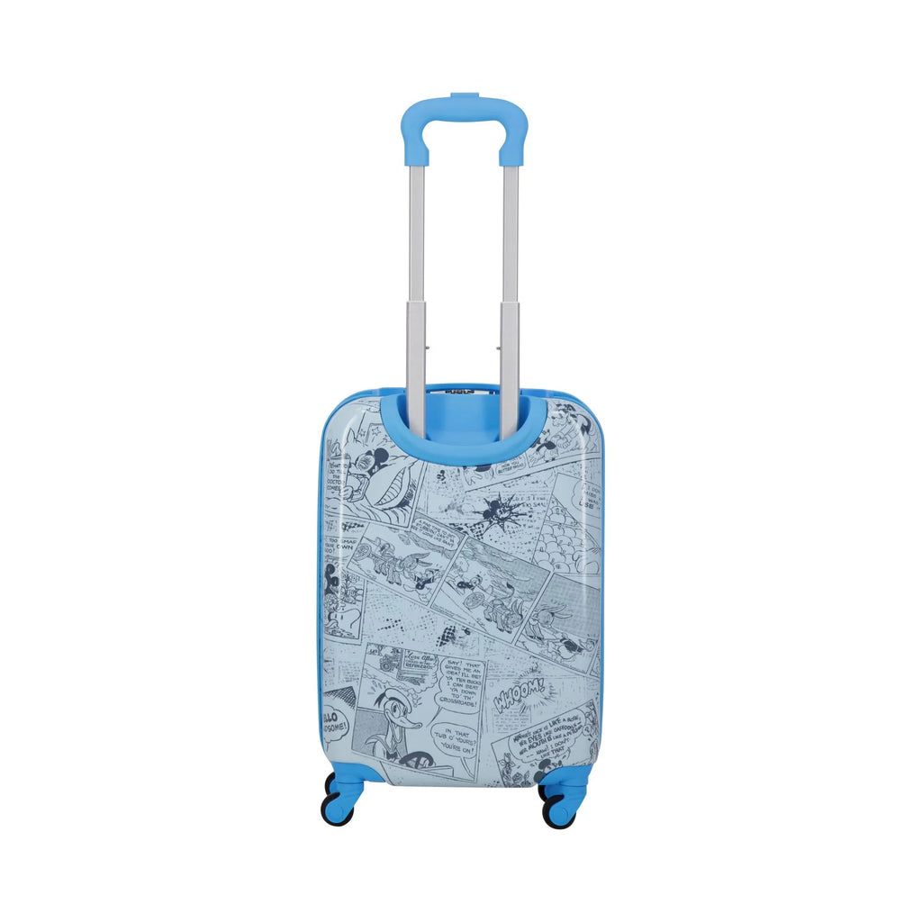 21 Inch Luggage, Disney Mouse Blue Wheels, On Suitcase with Rolling Mickey Carry Kids Spinner Hardshell