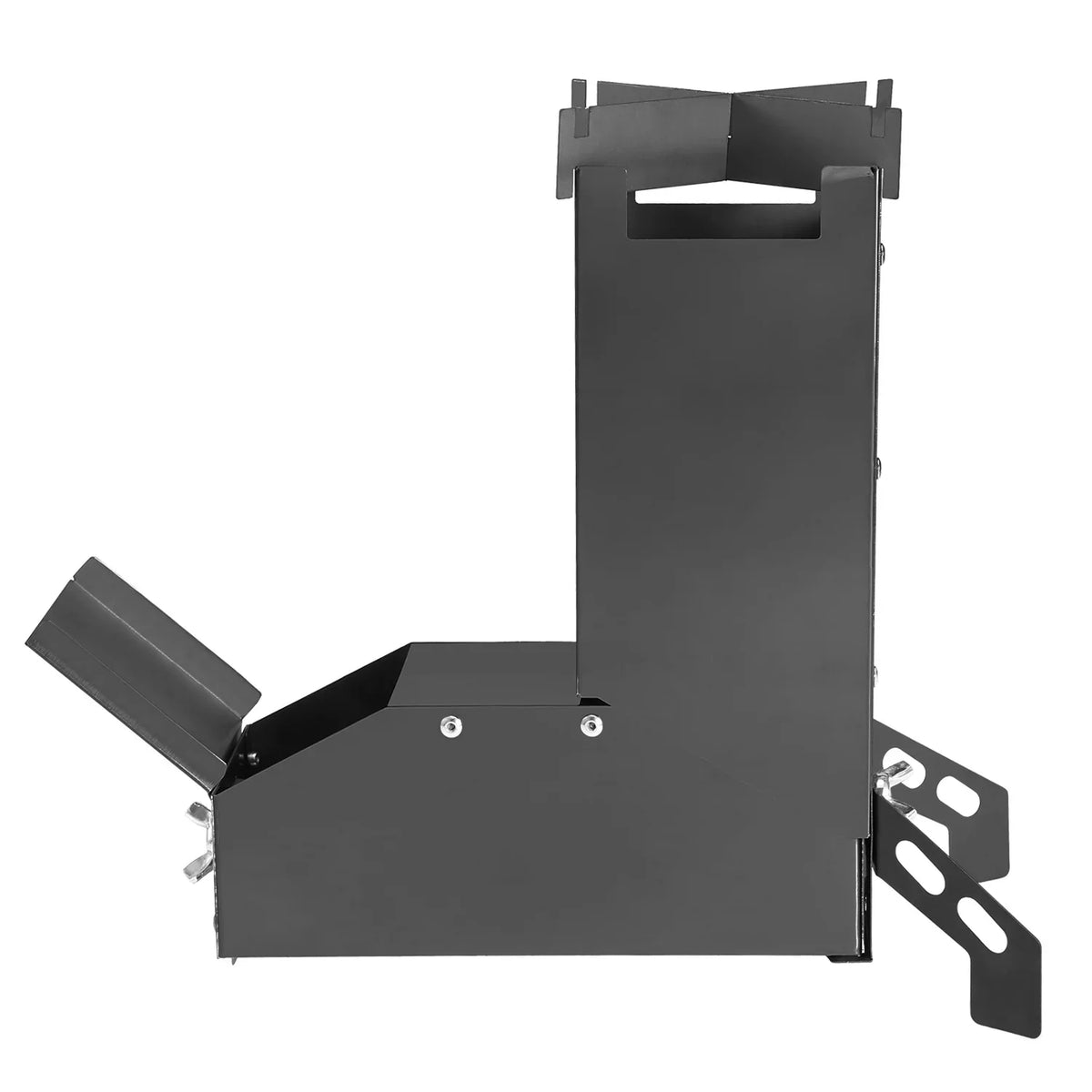 Backpacking and Compact Stove, Lixada Burning Collapsible and Steel Camping, for Lightweight Wood Stove Stainless Rocket
