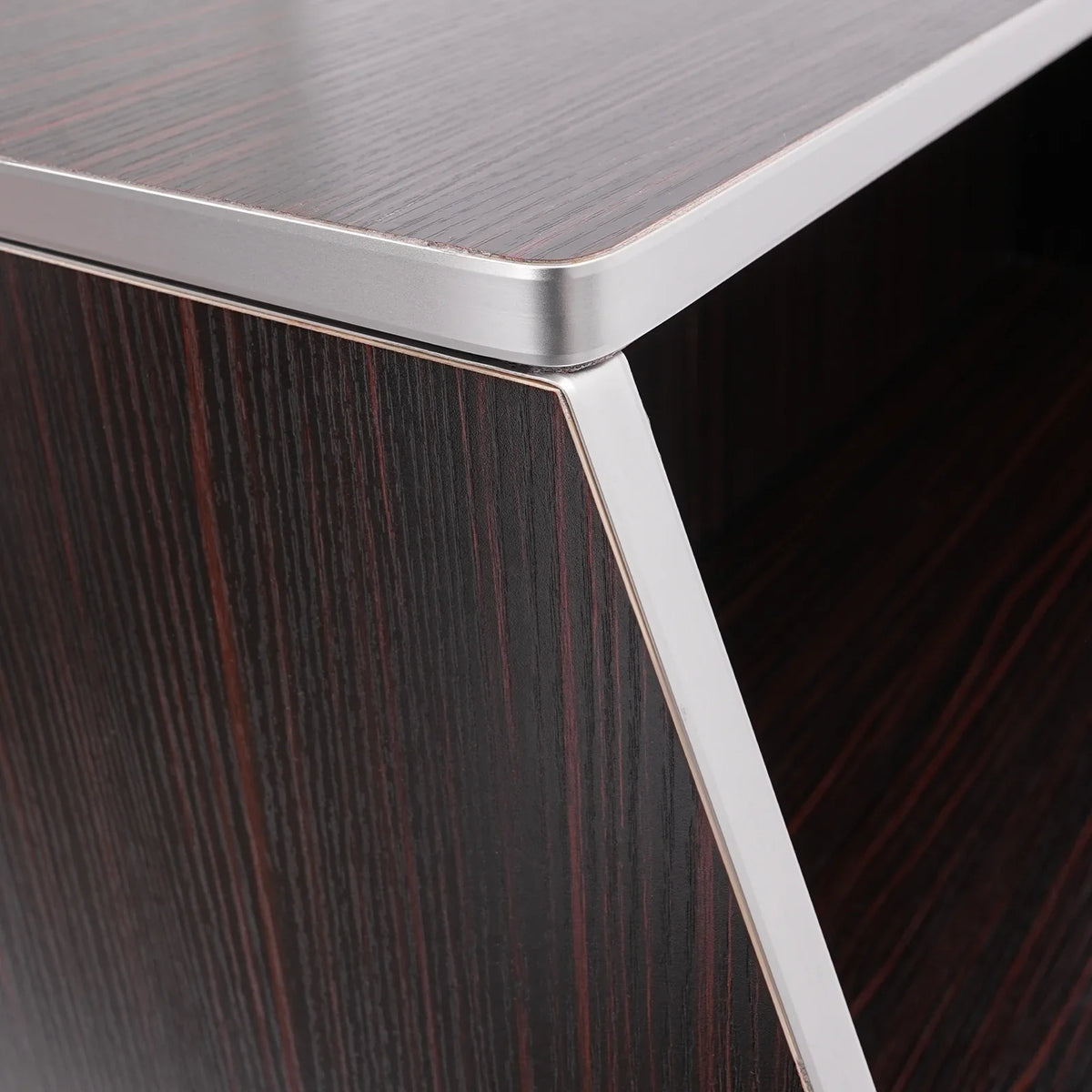 with Brown Foldable Portable Aluminum Cabinet bar 19.5x47.75x42.75in Event Edging TOOL1SHOoo