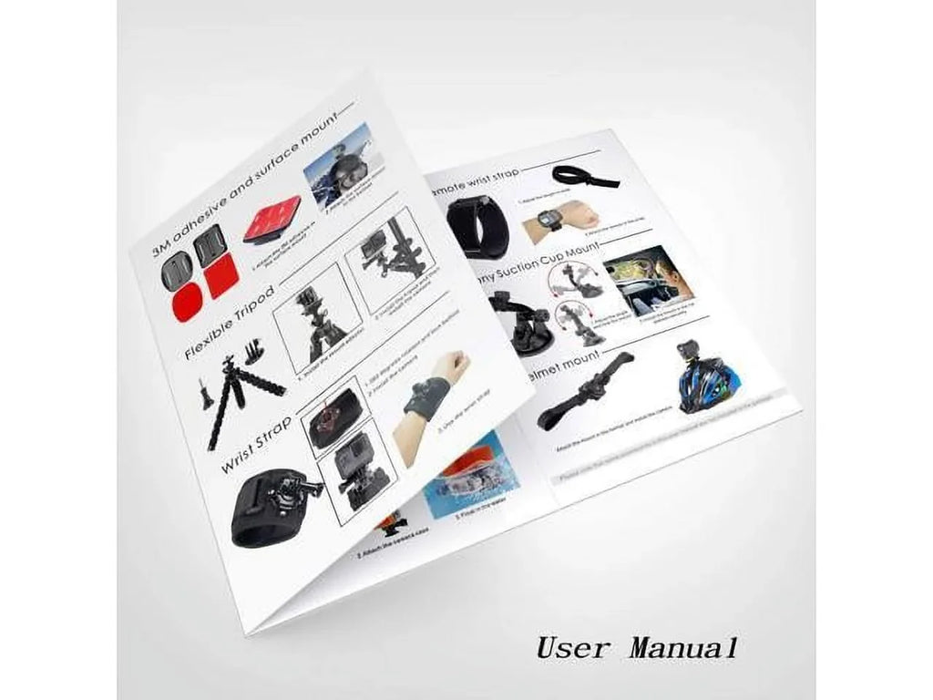 EK5000 4K Accessories Action WiFi 8 5/Session SJ4000 Fusion 4/3+/3/2/1 EK7000 Camera SJ5000 9 7 for AKASO GoPro Kit 5/Hero 6 Hero Max