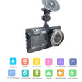 Car Rear 1080P G-Sensor 4\\\" Touch Dual Front DVR Dash Camera Recorder Cam Screen
