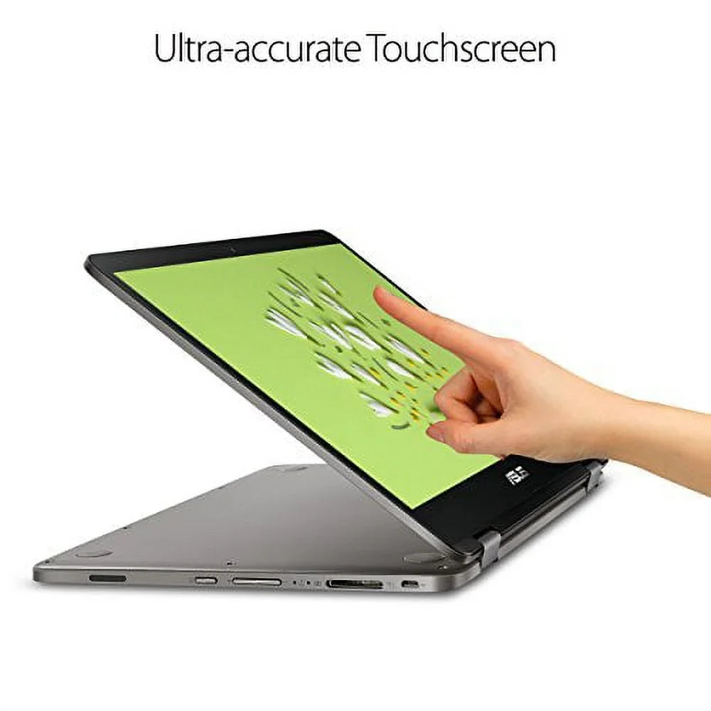 Flip Laptop, 2-in-1 Processor, ASUS eMMC, RAM, 14" 10 Touchscreen Windows HD 64GB Vivobook Celeron S, 4GB Intel 2.6GHz Thin TP401MA-YS02